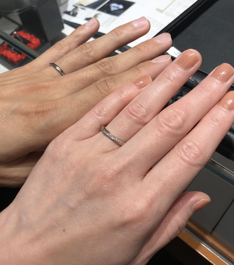 私が試着したのはMariage Oiseaux(マリアージュ オワゾー)という指輪で