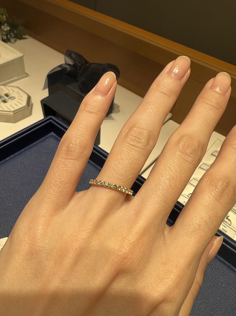 じゅんこDIAMOND SHIRAISHI ダイヤ　ハーフエタニティリング じゅんこDIAMOND SHIRAISHI ダイヤ ハーフエタニティリング キラキラ