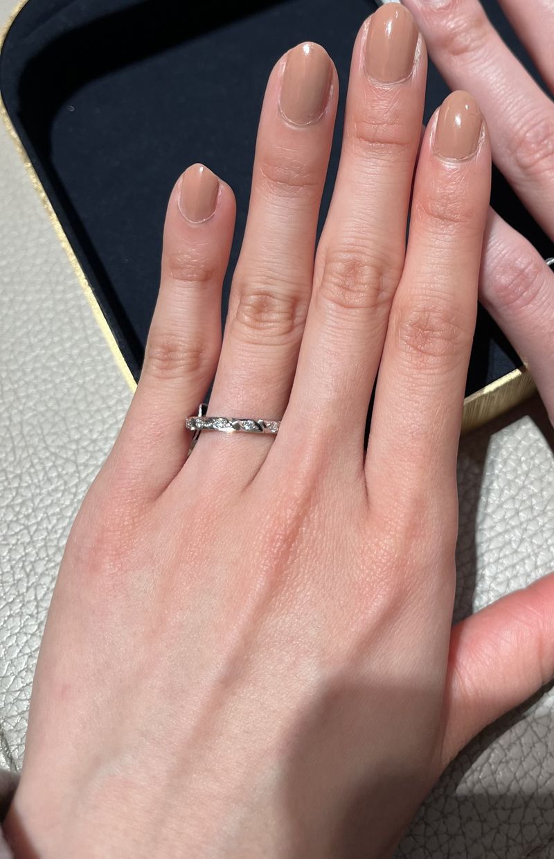 C*e様 ショーメ　トルサード リング 8号 CHAUMET ショーメ トルサード リング 指輪 8.5号 Pt950プラチナ