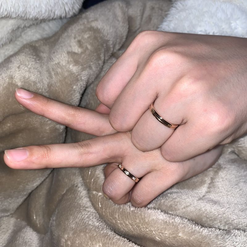 デザイン:サーガ カラー:ピンクゴールド ピンクゴールドは可愛すぎる