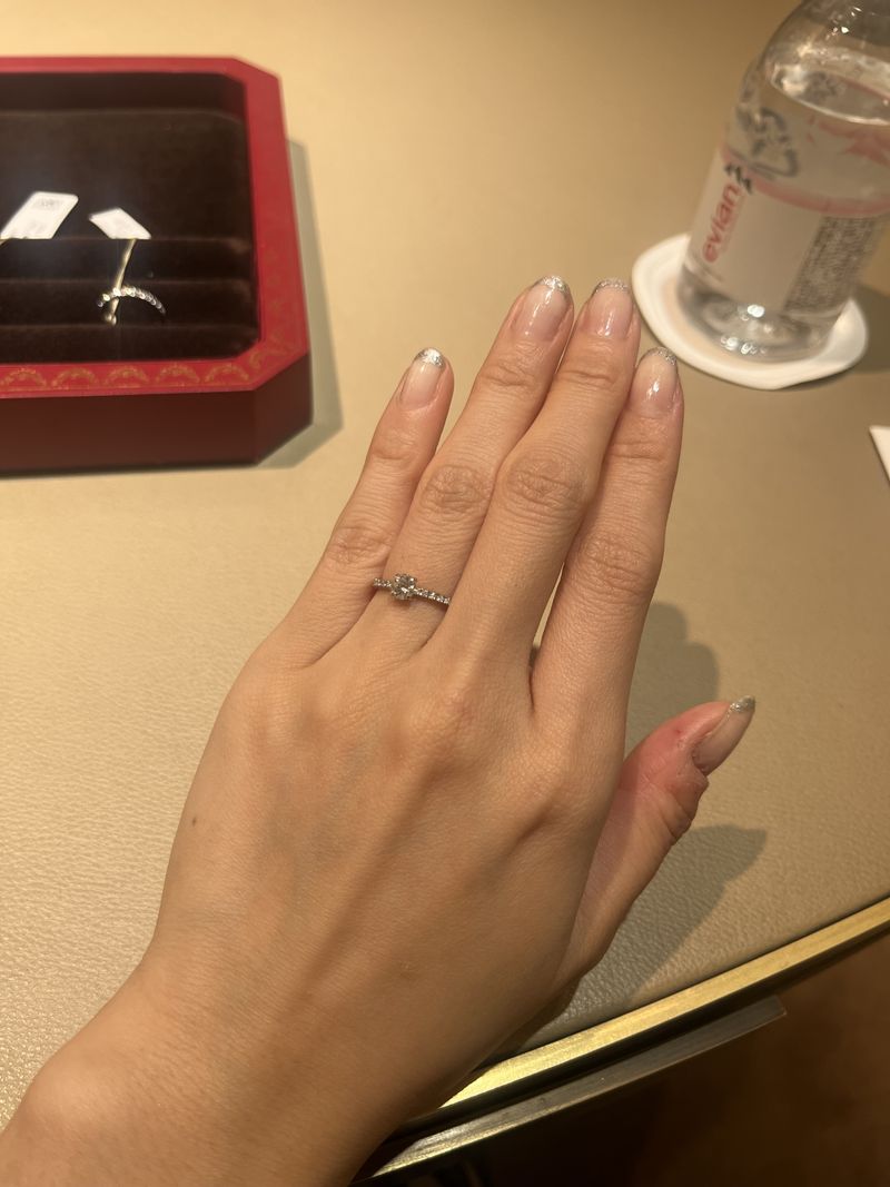 エタンセルドゥカルティエ 予算も踏まえて、来店時の第一希望でした