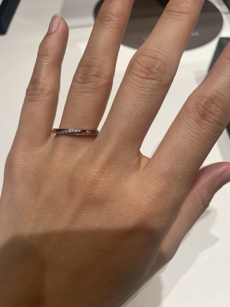 最終的にダイヤ無しの指輪にすることにしたので他ブランドを選びました