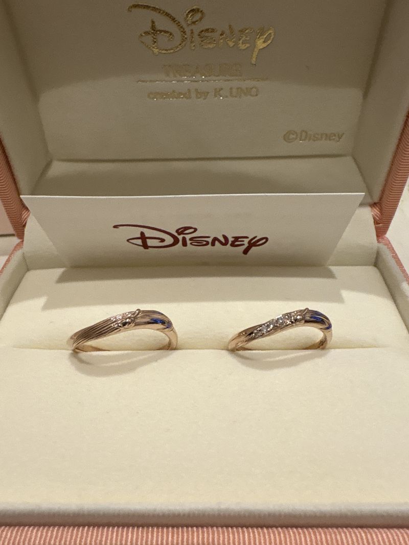 ディズニーが2人とも好きなので、ディズニーデザインのものを探してい