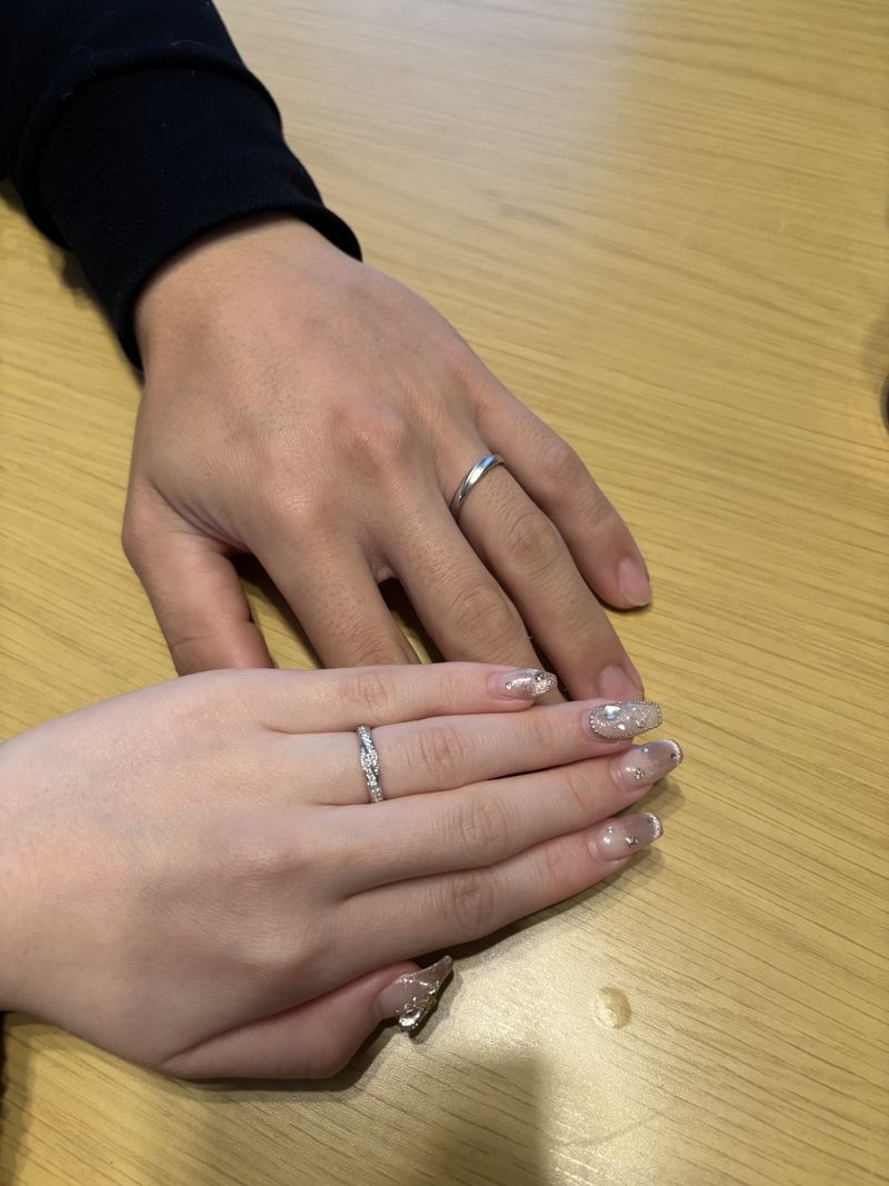 ヴァンドーム青山　指輪　プラチナ950 指輪の素材はプラチナ950でしっかりしていて、きらめくデザインに惹