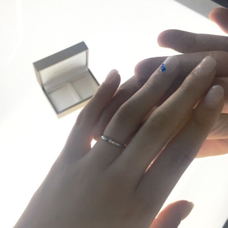 ブルガリのマリーミーというシリーズに興味があり、試着しに行きました