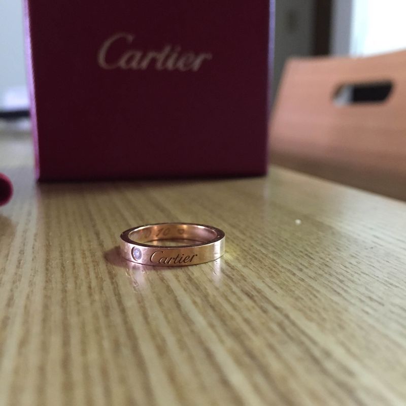 以前つけていた指輪は14Kだったので、肌が荒れてしまい買い直しました