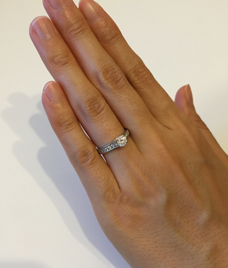 Cartier 1895ソリティールリング　婚約指輪　7号 ソリテール 1895の購入の決め手は、自分の手にぴったりと合ったから