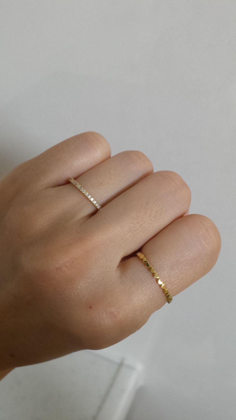 10年前に買ったプラチナの結婚指輪がありましたが、年齢的にもそろそろ