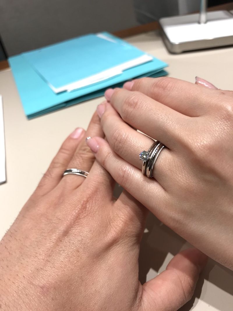 店員さんの接客力に一目惚れしてティファニーに決めました。冠婚葬祭