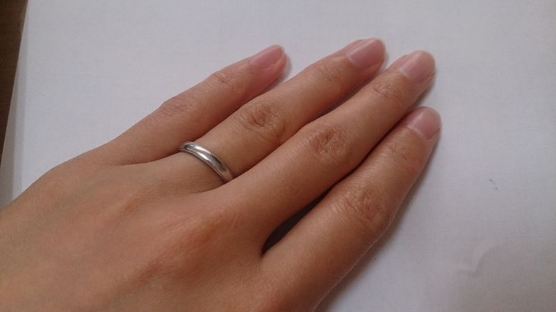 高校卒業時に学校からもらった記念品がミキモトのネックレスだったので