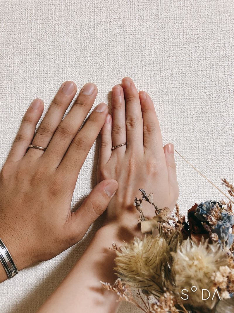 旦那側の指輪について。NIESSING WeddingRingSystem.N131292/25.Au750