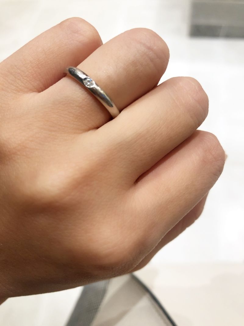 LAZALE DIAMOND ラザールダイヤモンド　スウィートテン　リング このスイートアイヴィのような形は他のメーカーでは鋳造製法で、丈夫さ