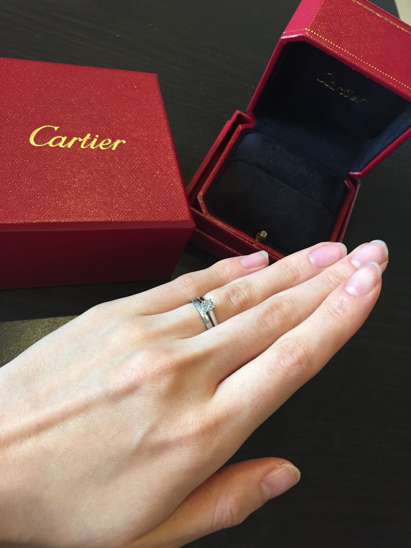 なんと言ってもSOLITAIRE 1895の婚約指輪は、老舗カルティエで120年