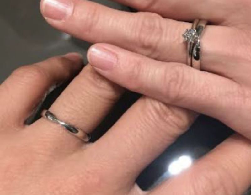 Tiffany & Co. シルバー ダイヤモンド リング 結婚指輪セット 沢山のブランドを比較しましたが、①付け心地が他のブランドに比べて