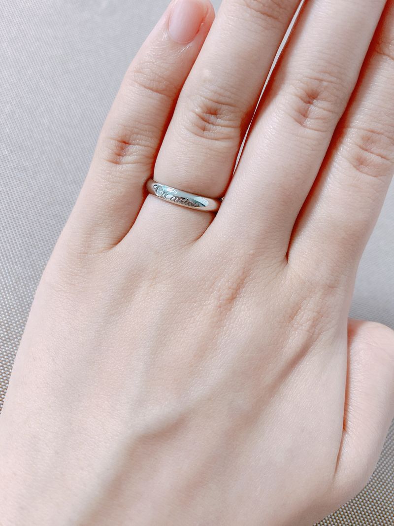 カルティエ　指輪 せっかくカルティエの結婚指輪にするなら、カルティエのロゴが入った