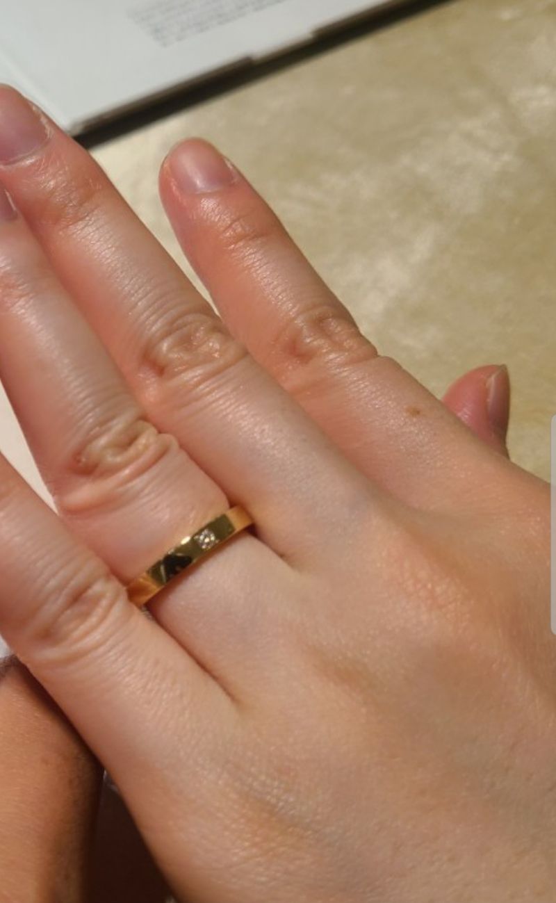 美品【BVLGARI】ブルガリマリー・ミー ソリテール リング3EX 美品【BVLGARI】ブルガリマリー・ミー ソリテール リング3EX