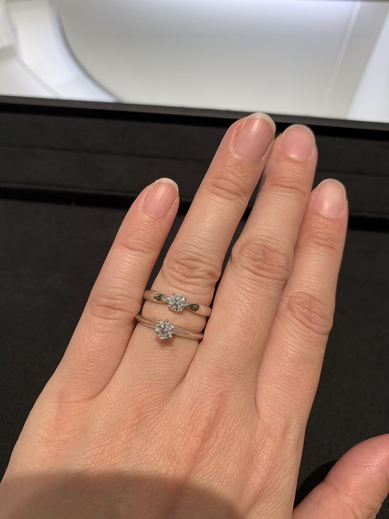 憧れのティファニー。王道のセッティング＆日本人向けのハーモニーを