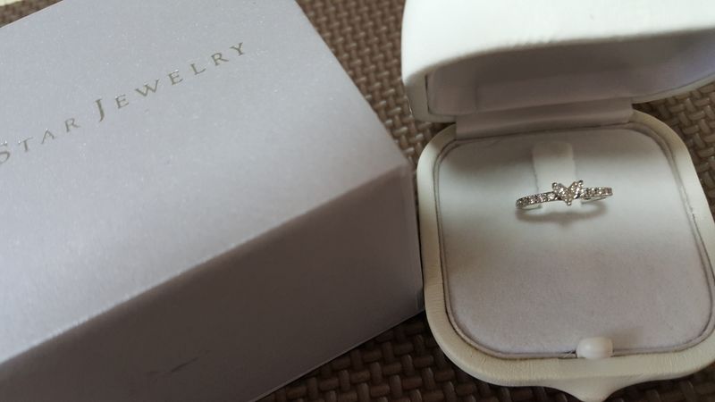 ハート☆ ハートのデザインがかわいくて、一目惚れ。 ハーフエタニティ