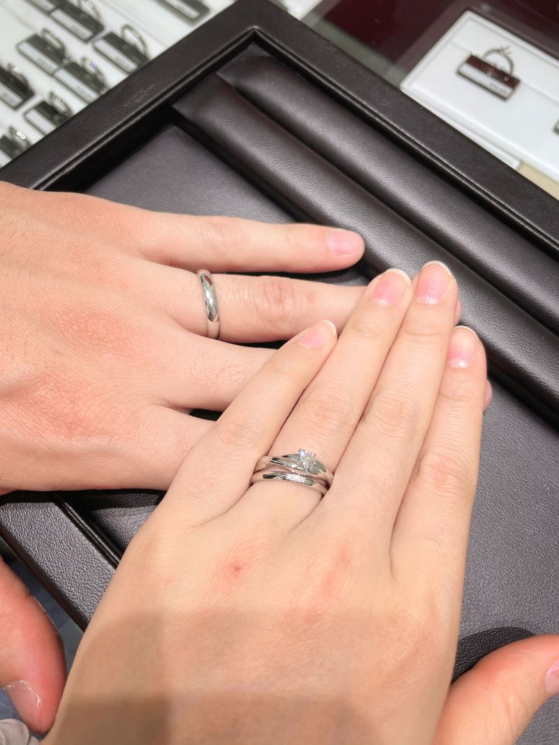 婚約指輪を彼がラザールダイヤモンドさんで購入しました。私の好きな