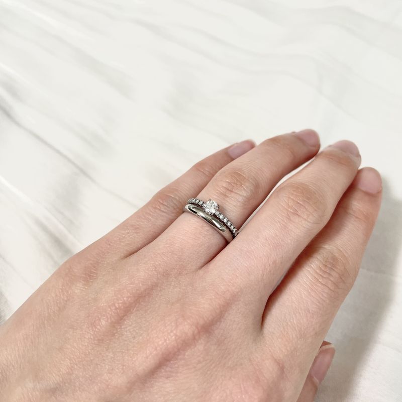 せっかくの婚約指輪！箪笥の肥やしにはしたくない！と思い、普段から