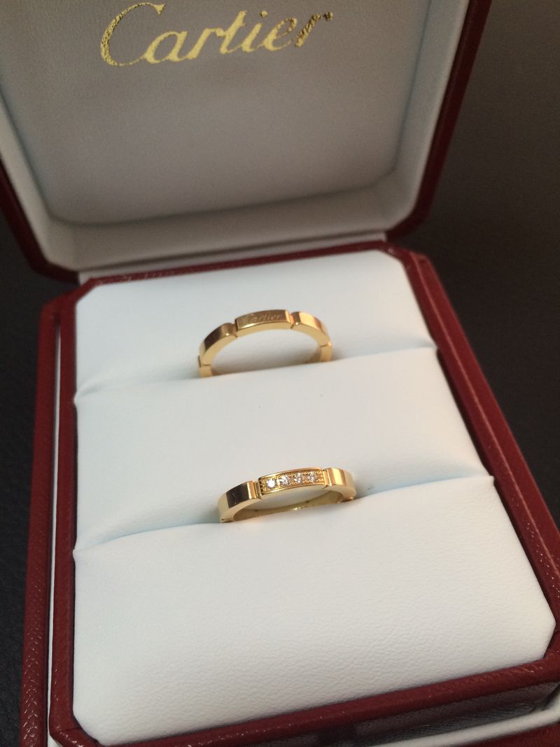 婚約指輪をもらってなかったので、ダイヤ付きを探していました