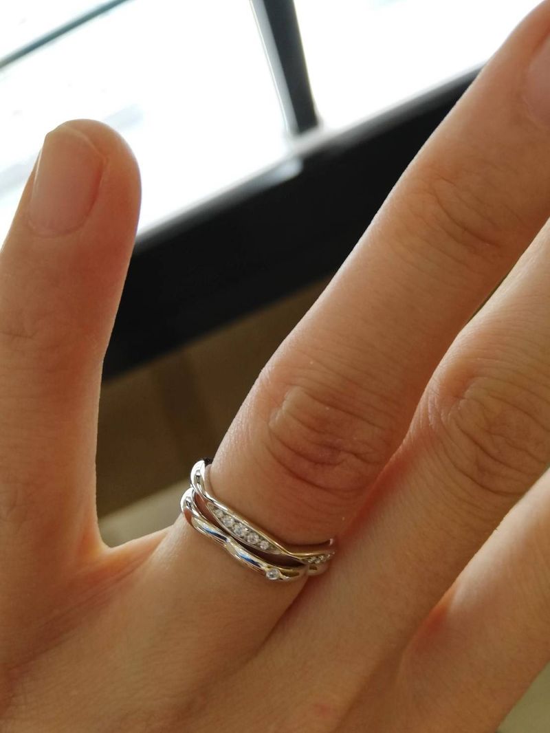 ★CHANEL★ カメリア リング Pt950 結婚指輪 CHANEL】シャネル『PT950 カメリアコレクション マリッジリング