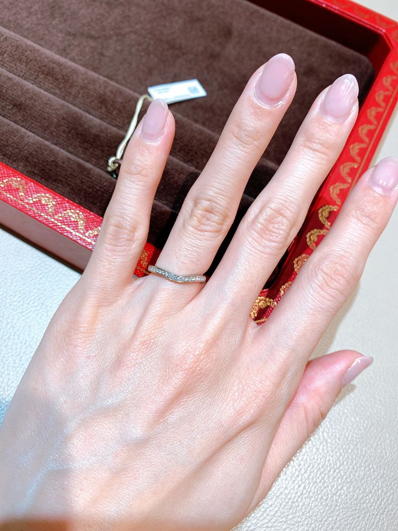 バレリーナを試着しました。 インスタグラムで目にして、 指を綺麗に