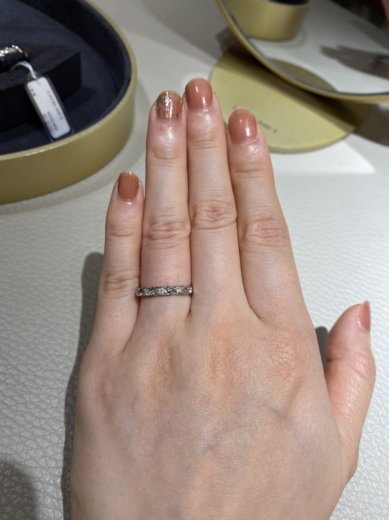 ★ショーメ★結婚指輪★2ヶ月の着用のみで定価の８分の１で！ ★トルサード ☆ショーメ☆結婚指輪☆2ヶ月の着用のみで定価の8分