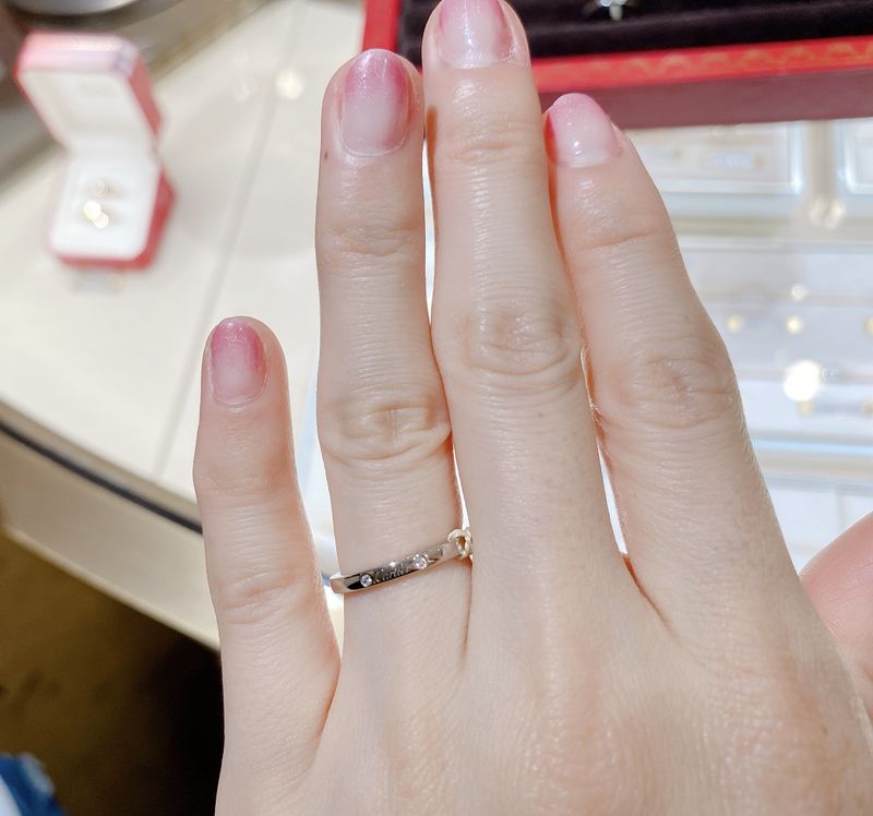 カルティエで一番オーソドックスなモデルのバレリーナを試着しました