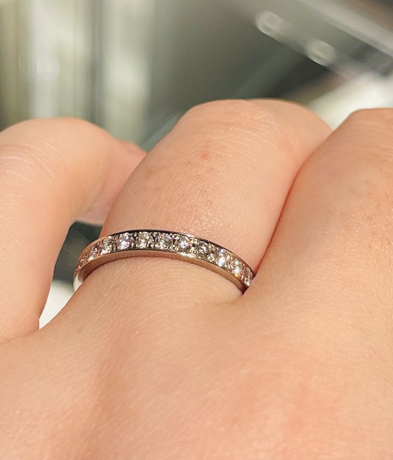 超美品 ヴァンドーム青山 ハーフエタニティ プラチナ ダイヤモンド リング VENDOME AOYAMA 指輪 リング プラチナハーフエタニティ 0.20ct