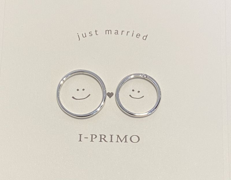 当初はエポナというリングを希望していましたが、仕事中の着用も考える