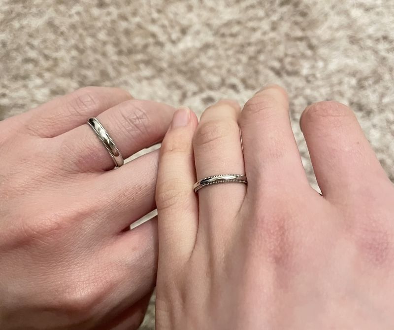 ミルグレインのデザインと、それに込められた意味が素敵だったので決め