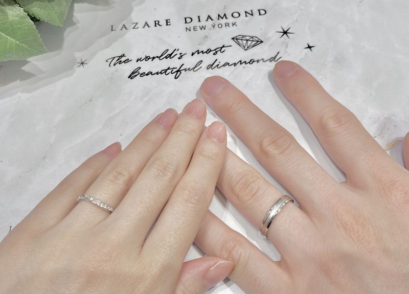 婚約指輪をいただかなかったので、1本でも華やかに見えるたくさん