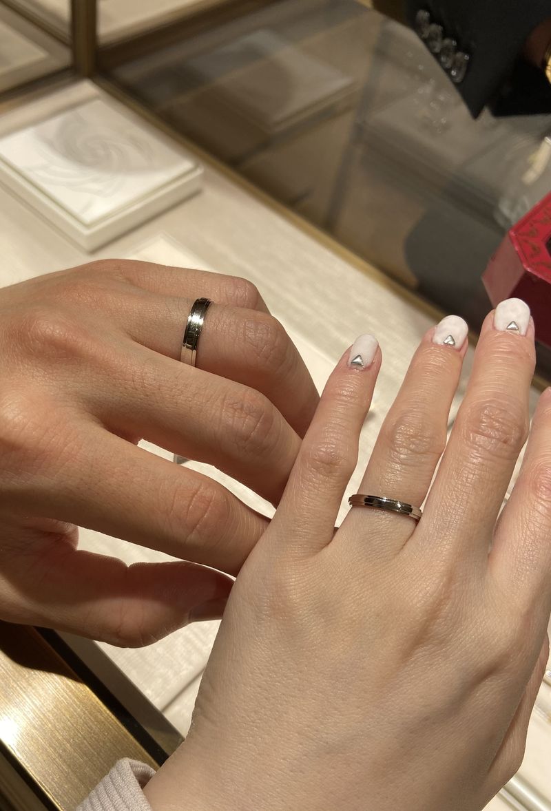 【新品仕上げ済み】カルティエ ダムール ウェディングリング 8号 #48 カルティエダムールリング エタニティ#48 レディース リング・指輪 8号