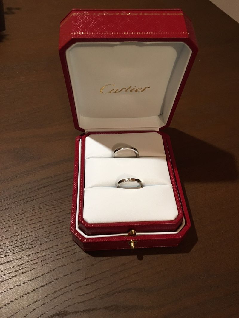 婚約指輪がバレリーナだったので、カルティエ以外は考えなかった