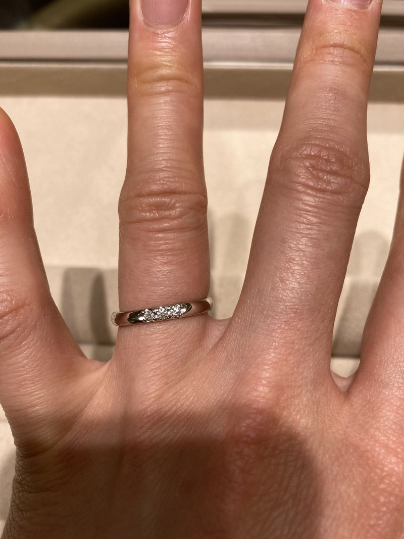 ミキモト　マリッジリング MIKIMOTO - ミキモト リング ダイヤ ダイヤモンド 0.65ct ソリティア