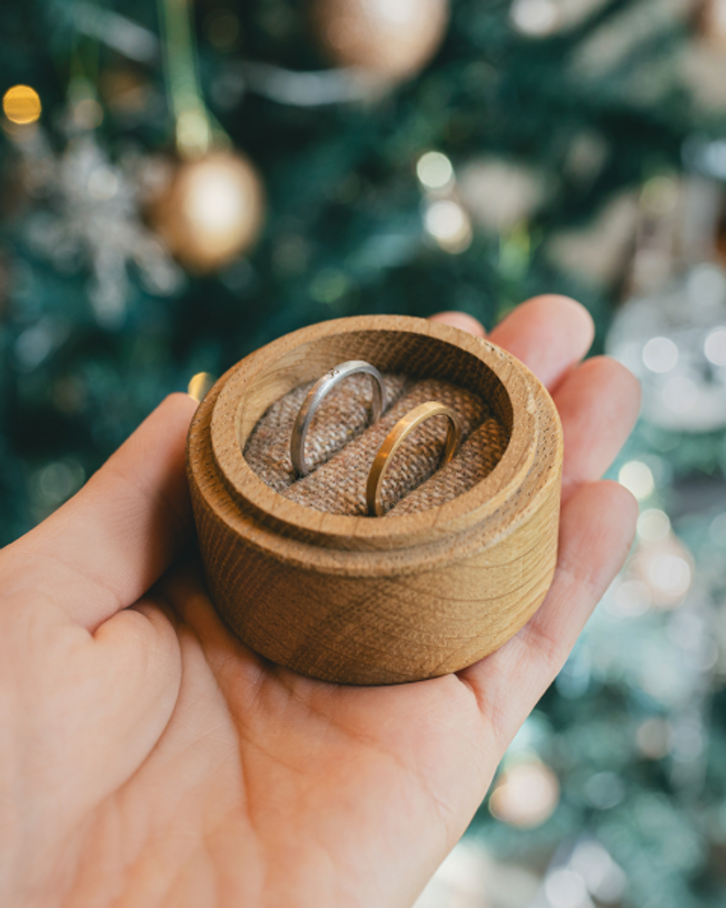 【Point 1】ふたりの想いを込める、シンプルで飽きのこないデザイン