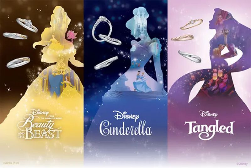 ディズニーブライダルコレクションが勢揃い