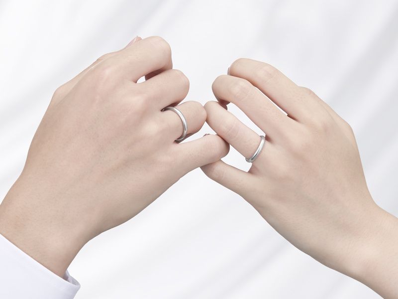 つけ心地にこだわって、24時間快適な指輪