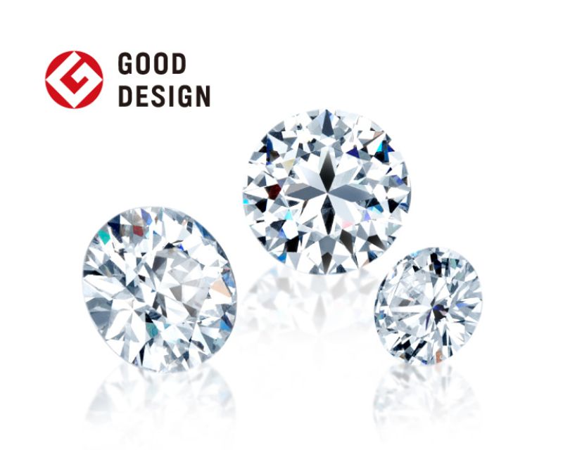 グッドデザイン賞受賞。ひと目で分かる美しい輝きを纏ったブライダルリングは、花嫁を魅了します。