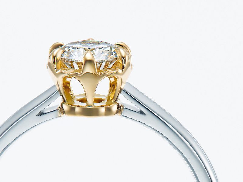 魅力的な輝きを放つダイヤモンド