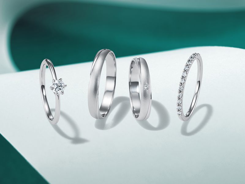 BIJOUPIKO プラチナ ダイヤモンドリング プラチナの結婚指輪（マリッジリング）の商品デザイン一覧 | 結婚指輪