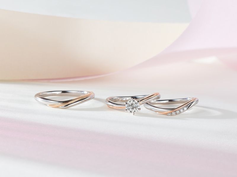 シンプルからエレガントまで豊富なリングデザイン