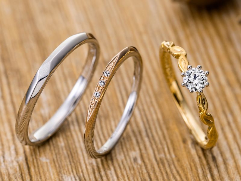 着け心地のいい細身のリング