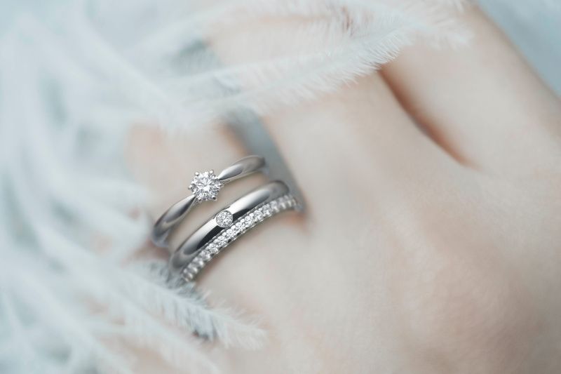 違和感なく毎日身に着けられる。指に自然になじむ、優しいつけ心地