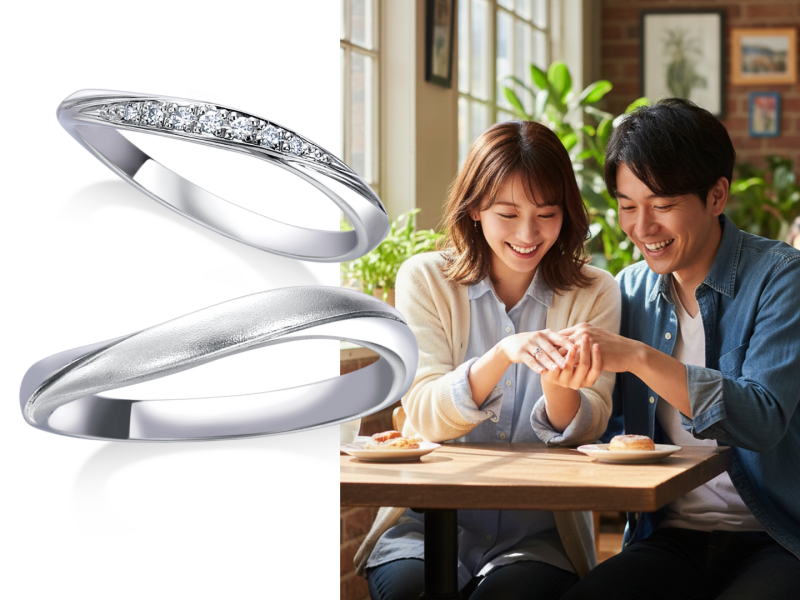 リーズナブルな価格で、二人だけオリジナルの結婚指輪をお届けします