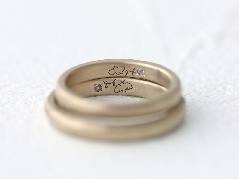 自由に描ける手書き刻印