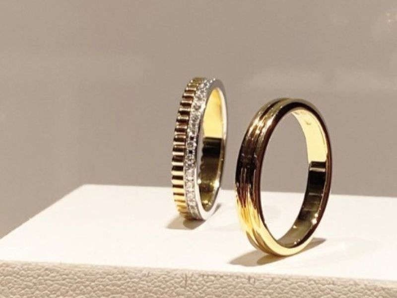 ペアデザインでない選び方。自由にブランドを組み合わせ。