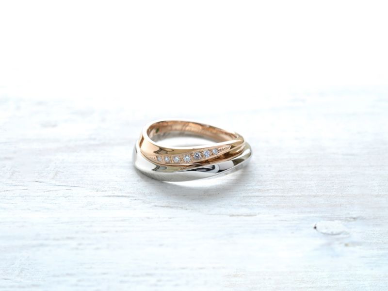 ふたりで作りあう結婚指輪 デザインWAXコース(鋳造コース)