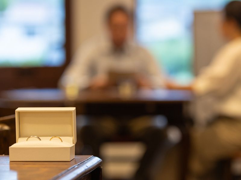 お二人のライフスタイルに合った指輪をご提案